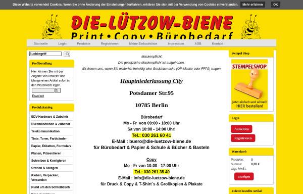 Vorschau von www.amluetzow.de, Lichtpauserei 