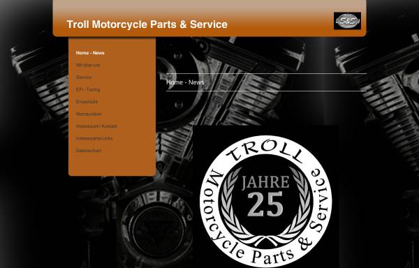 Vorschau von www.trollhd.de, TROLL Motorcycle Parts & Service