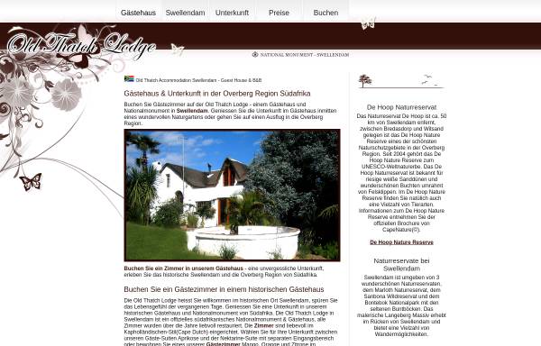 Vorschau von www.oldthatch.de, Old Thatch Lodge