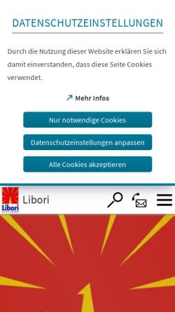 Vorschau der mobilen Webseite www.paderborn.de, Libori