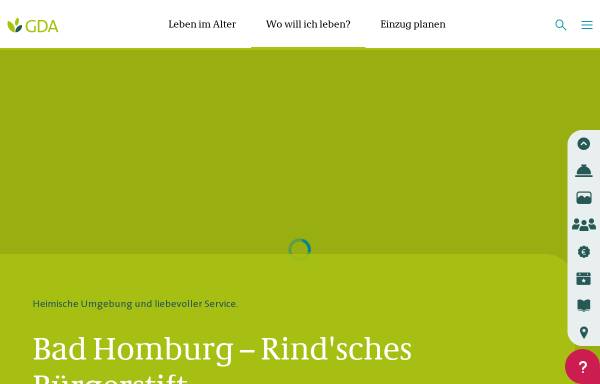 Vorschau von www.rindsches-buergerstift.de, Rindsches Bürgerstift
