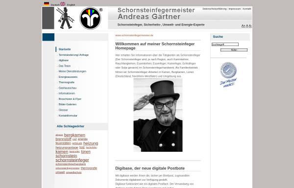 Vorschau von www.schornsteinfegermeister.de, Schornsteinfeger Andreas Gärtner