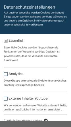 Vorschau der mobilen Webseite www.stadtwerke-radolfzell.de, Stadtwerke GmbH