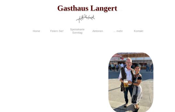Vorschau von www.gasthaus-langert.de, Gasthaus Langert