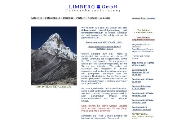 Vorschau von www.limberg-beratung.de, Limberg GmbH Unternehmensberatung - Bw. Carsten Limberg