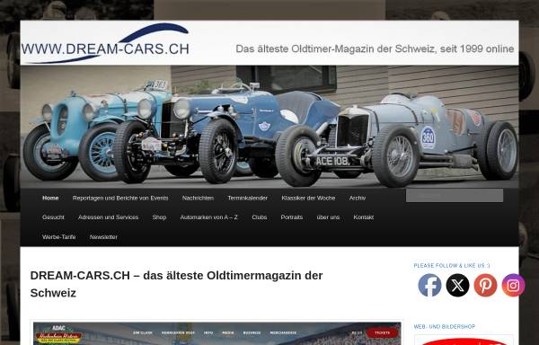 Vorschau von www.dream-cars.ch, Dream-Cars.ch