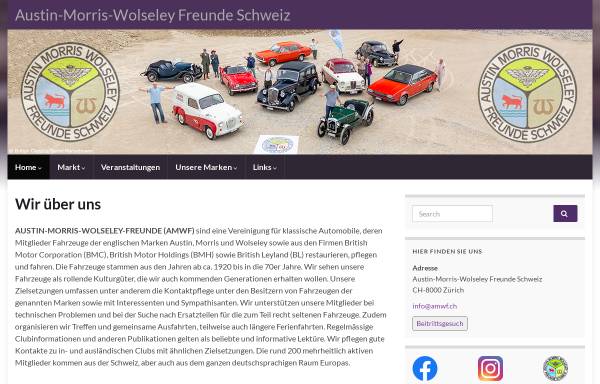Vorschau von www.amwf.ch, Austin - Morris - Wolseley Freunde Schweiz