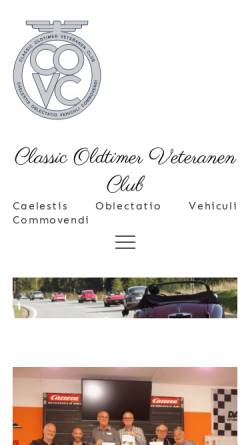 Vorschau der mobilen Webseite www.covc.at, Classic Oldtimer Veteranen Club e.V.