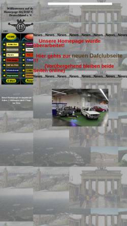 Vorschau der mobilen Webseite www.dafclub.de, DAF-Club Deutschland e.V.