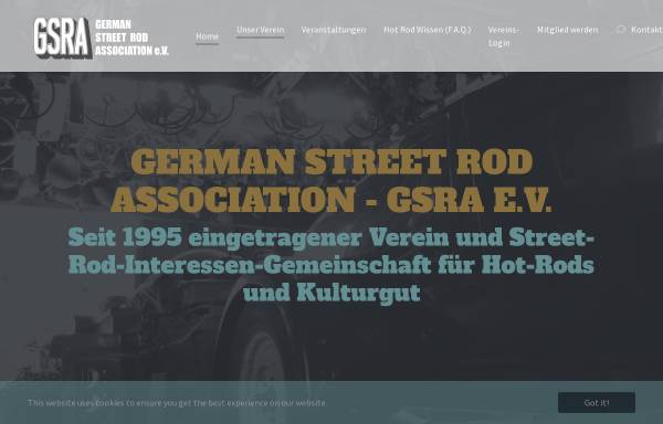 Vorschau von gsra.de, German Street Rod Association - GSRA e.V.