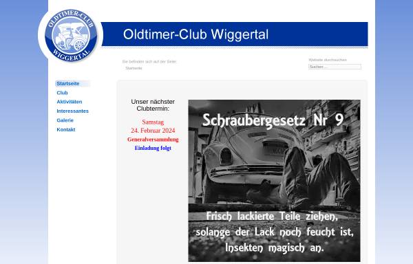 Vorschau von www.ocw-wiggertal.ch, Oldtimerclub Wiggertal