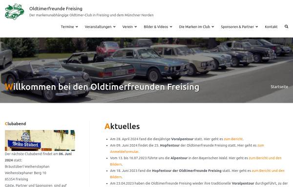 Vorschau von www.oldtimerfreunde-freising.de, Oldtimerfreunde Freising e.V.