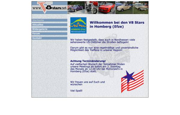 Vorschau von www.v8stars.net, V8 Stars Homberg