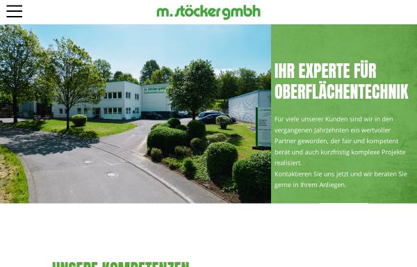 Vorschau von www.mstoeckergmbh.de, M. Stöcker GmbH - Oberflächentechnik