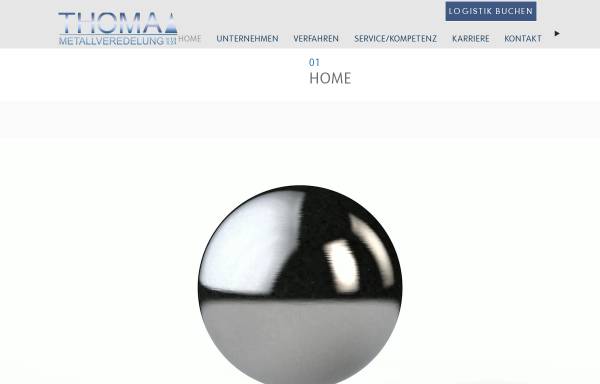 Vorschau von www.thoma-metallveredelung.com, Thoma Metallveredelung GmbH