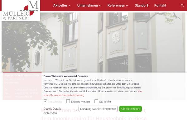 Vorschau von ib-mueller-riesa.de, Müller & Partner