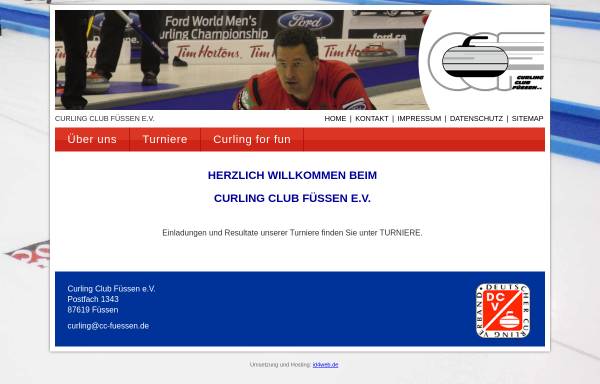 Vorschau von www.cc-fuessen.de, Curling-Club Füssen