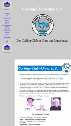Vorschau der mobilen Webseite www.curling-club-unna.de, Curling-Club-Unna e.V.