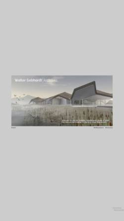 Vorschau der mobilen Webseite www.gebhardt-architekt.com, Gebhardt, Walter