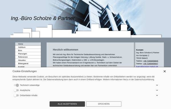 Vorschau von www.scholze-malsch.de, Scholze & Partner