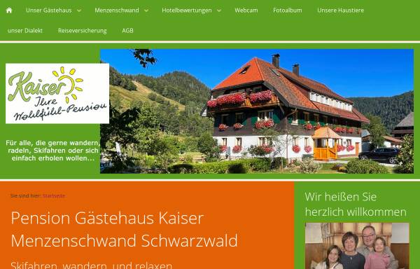 Vorschau von www.gaestehaus-kaiser.de, Gästehaus Kaiser