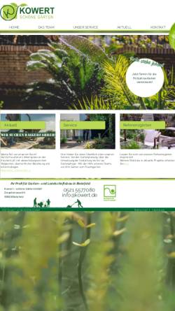 Vorschau der mobilen Webseite kowert.de, Kowert - Das Bielefelder Gartencenter