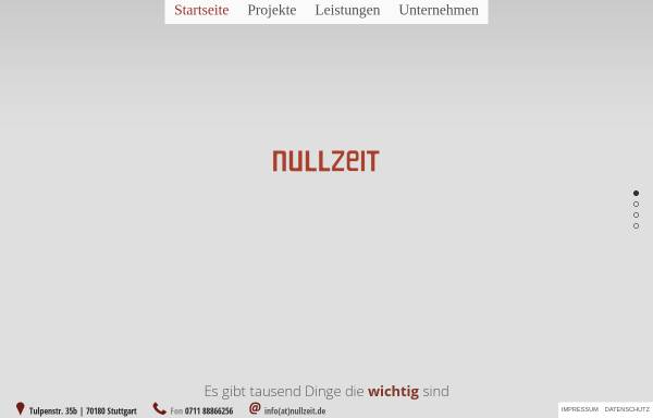 Vorschau von www.nullzeit.de, Nullzeit