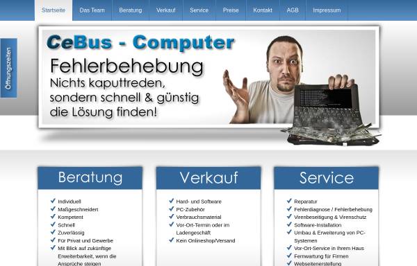 Vorschau von www.cebus-computer.de, CeBus Computer