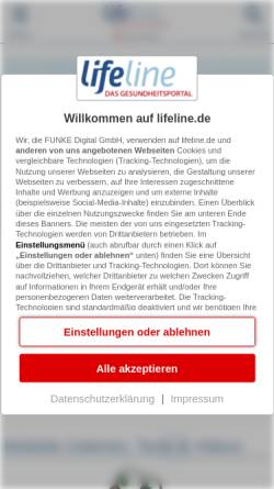 Vorschau der mobilen Webseite www.qualimedic.de, Ess-Brech-Sucht