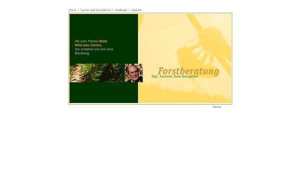 Vorschau von www.forstberatung-kornprobst.de, Findlinge, Forst und Gartenberatung Kornprobst