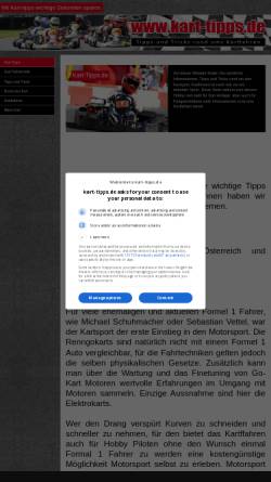 Vorschau der mobilen Webseite www.kart-tipps.de, www.Kart-Tipps.de