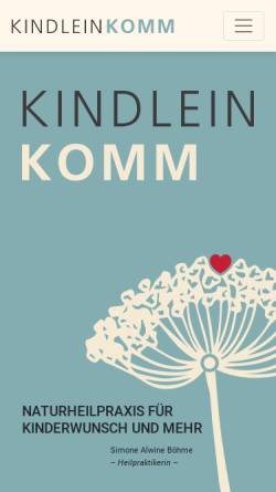 Vorschau der mobilen Webseite www.kinderwunsch-leipzig.de, Kinderwunsch-Leipzig