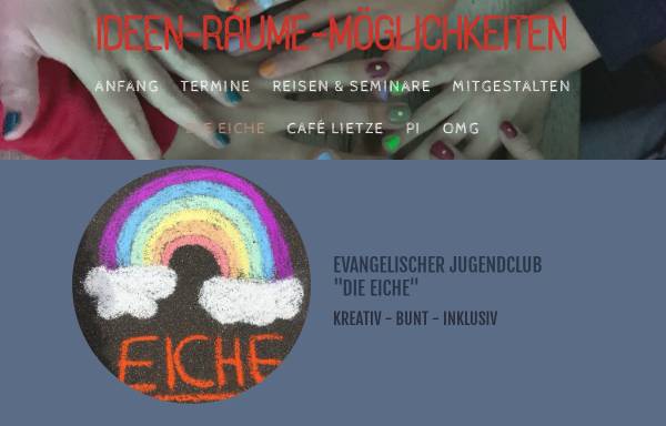 Vorschau von dieeiche.de, Die Eiche - Evangelischer Jugendclub in Charlottenburg