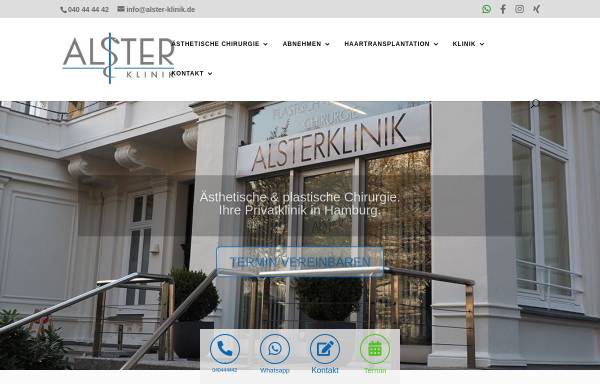 Vorschau von alster-klinik.de, Alster-Klinik-Hamburg GmbH