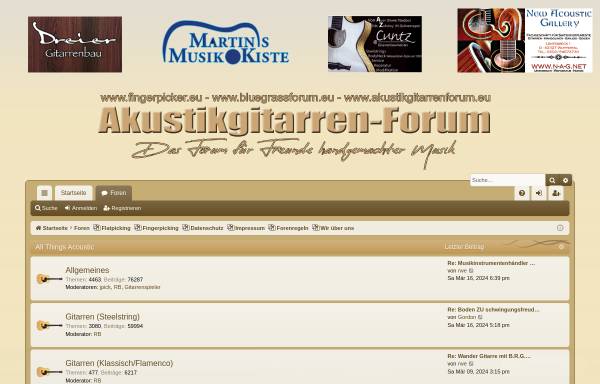 Vorschau von www.fingerpicker.de, Becker's Guitar Music Website