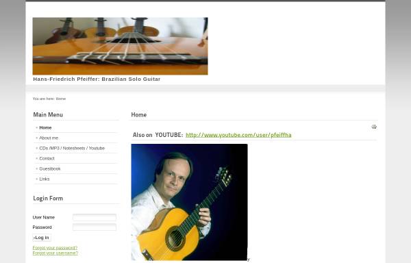 Vorschau von www.hans-friedrich-pfeiffer.de, Brasilianische Solo-Gitarre