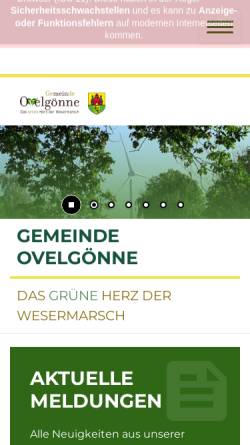 Vorschau der mobilen Webseite grossenmeer.de, Bürger- und Heimatverein Großenmeer