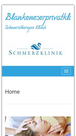 Vorschau der mobilen Webseite blankeneserprivatklinik.de, Blankeneser Privatklinik