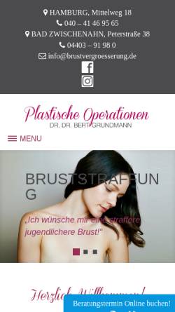 Vorschau der mobilen Webseite www.clinic-office.de, Clini Office