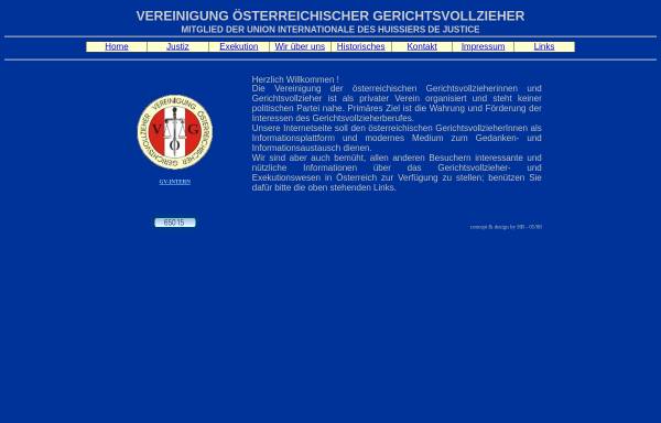 Vorschau von www.gerichtsvollzieher.at, Österreichischer Gerichtsvollzieherbund