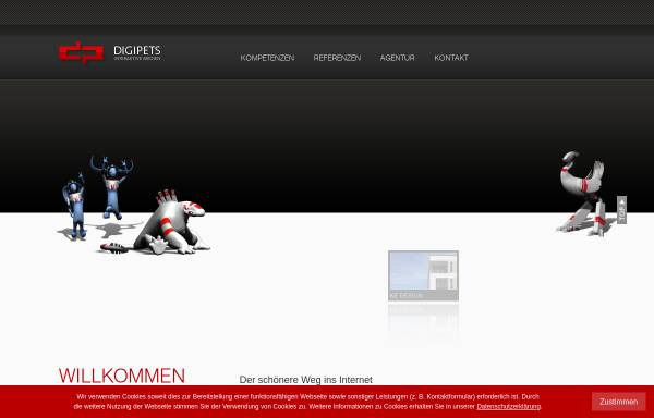 Vorschau von digipets.de, Digipets GBR- interaktive Medien