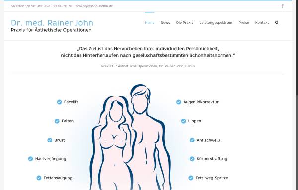 Vorschau von rainer-john.de, Dr. med. Rainer John