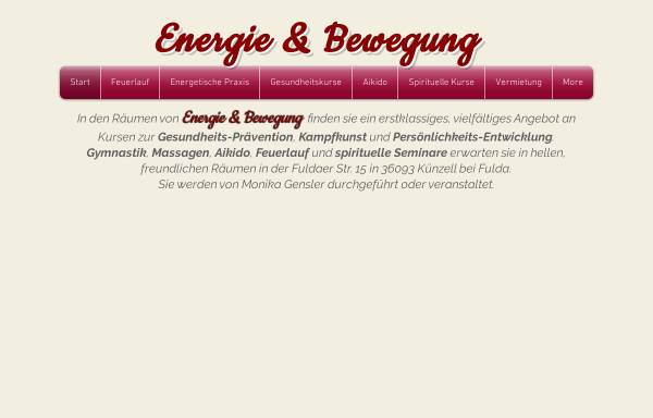 Vorschau von www.energie-bewegung.com, Bewegungsinsel Fulda
