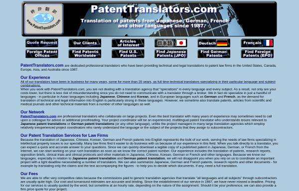 Patent Translators