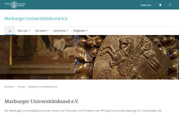 Vorschau von www.uni-marburg.de, Marburger Universitätsbund e.V.