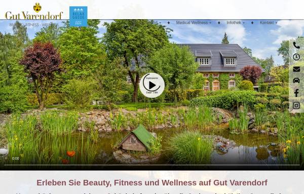 Vorschau von www.gut-varendorf.de, Gut Varendorf Beauté und Fitness GmbH