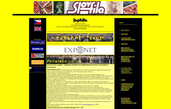 Tschechien: Japhila Philatelic on line magazine
