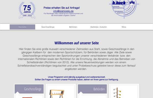 Vorschau von www.hack-online.de, Hack GmbH