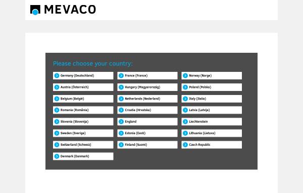 Vorschau von www.mevaco.com, Mevaco GmbH