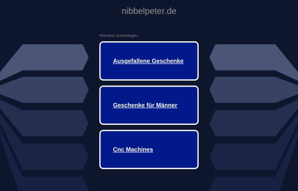 Vorschau von www.nibbelpeter.de, nibbelpeter Fette, Peter & Co. oHG